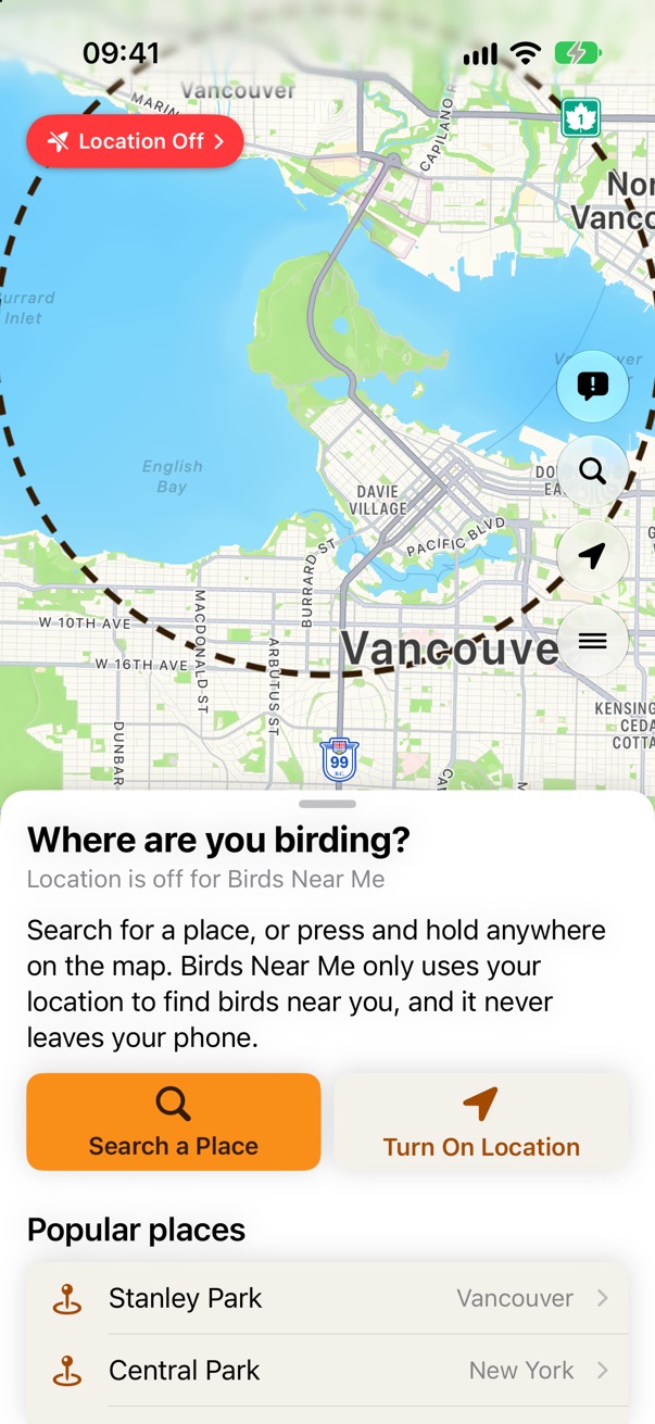 Works without your location